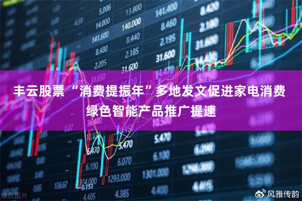丰云股票 “消费提振年”多地发文促进家电消费 绿色智能产品推广提速